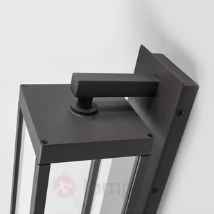 LAMPENWELT.COM Kinkiet zewnętrzny LED Ferdinand w formie lampionu - Lampy ogrodowe - miniaturka - grafika 5