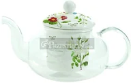 Dzbanki i imbryki - Nuova Easy life r2s SZKLANY IMBRYK Z ZAPARZACZEM DO HERBATY - Natural - Kwiaty (351 NATU) 351 NATU - miniaturka - grafika 1