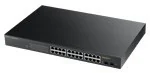 ZyXEL Switch zarządzalny GS1900-24HP 24x1GB/s 2x1Gb/s SFP Zasilanie LAN PoE SPZYSZBZG07Z - Anteny Wi Fi - miniaturka - grafika 3
