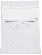 Torby i organizery dla mam - Filet Filet torba transportowa, XL, z lnianą wkładką Aida, wyprodukowana we Włoszech, kolor: perłowo-szary, 100 g - miniaturka - grafika 1