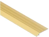 Listwy i profile - Cezar Listwa ochronna skośna LPS 30 x 15 mm aluminium 1 m złota - miniaturka - grafika 1