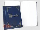 Teczki i skoroszyty - Warta Z.P.H. Kronika A4 250x345 pion granat 027 PA12WAR - miniaturka - grafika 1