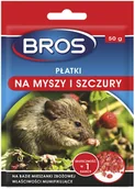 Zwalczanie i odstraszanie szkodników - Bros PŁATKI NA MYSZY 50G - miniaturka - grafika 1