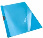 Teczki i skoroszyty - Esselte Vivida teczka zaciskowa, A4, 3 mm, niebieska, 25 sztuk 563750 - miniaturka - grafika 1