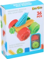 Klocki - Eddy Toys Klocki konstrukcyjne jeżyki do budowania EDDY TOYS x36 E-18685 - miniaturka - grafika 1