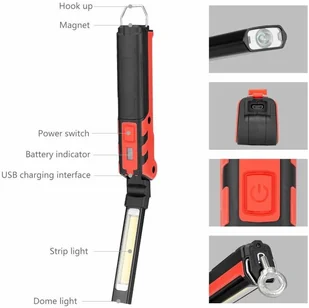 Velamp Lampa robocza IR439 wielofunkcyjna z akumulatorem LED IR439 - Latarki - miniaturka - grafika 12