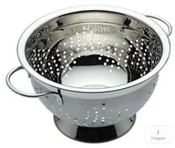 Sitka - Kitchen Craft Kitchencraft mctwhcoldl27 Master Class durszlak z uchwytami mocującymi, stal nierdzewna, srebrna, 25.6 x 32.5 x 14.2 cm MCTWHCOLDL27 - miniaturka - grafika 1