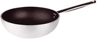 Woki - Pentole Agnelli pentole agnelli alsa2111wps32 linia aluminium 5 MM Platinum Wok z dnem, 32 cm ALSA2111WPS32 - miniaturka - grafika 1
