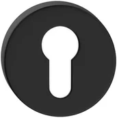 Klamki - Metal-bud Rozeta okrągła R na wkładkę czarna - miniaturka - grafika 1