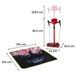 Auna Kara Super Star, zestaw karaoke ze sterowaniem nożnym, BT, MP3, USB, AUX, 2 x mikrofon MG3-Kara Super Star - Inne akcesoria audio-wideo Auna Kara Super Star, zestaw karaoke ze sterowaniem nożnym, BT, MP3, USB, AUX, 2 x mikrofon MG3-Kara Super Star - Inne akcesoria audio-wideo - miniaturka - grafika 10