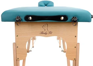 BODYFIT Łóżko do masażu 2 segmentowe BODYFIT, turkusowe, 216x82 cm - Łóżka - miniaturka - grafika 15