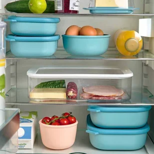 Mepal Miski prostokątne Cirqula 750+1500+3000 ml Mepal - nordic white 106271032500 - Zestawy naczyń dla dzieci - miniaturka - grafika 4