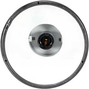 vidaXL Industrialna lampa sufitowa, czarna, E27, drewno mango 320523 - Lampy sufitowe - miniaturka - grafika 8