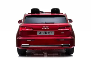 Super-Toys AUDI Q5 2 OSOBOWE, MIĘKKIE KOŁA, MIĘKKIE SIEDZENIE, LAKIER, PANEL MP4,PEŁNA OPCJA/Q5-TWO SEATS AUDI-Q5-TWO-LAKIER-CZERWON - Pojazdy elektryczne dla dzieci - miniaturka - grafika 6