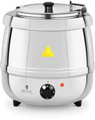 Kociołki - Royal Catering Kociołek do zupy - 10 litrów - stal szlachetna RCST-10SB RCST-10SB - miniaturka - grafika 1