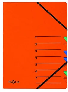 Pagna teczka na dokumenty Easy (teczka, 7 przegródek, 1-7) pomarańczowa 24061-12 - Teczki i skoroszyty Pagna teczka na dokumenty Easy (teczka, 7 przegródek, 1-7) pomarańczowa 24061-12 - Teczki i skoroszyty - miniaturka - grafika 1