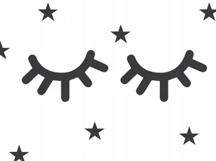 Szablon Malarski Oczy Gwiazdy Sleepy Eyes Eye / A4 - Szablony malarskie - miniaturka - grafika 2