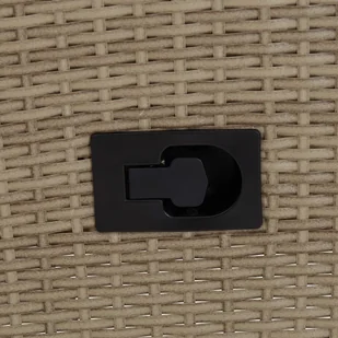 vidaXL 9 częściowy zestaw mebli ogrodowych z poduszkami rattan PE beżowy 46048 46048 - Meble ogrodowe - miniaturka - grafika 3