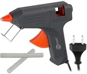 Pistolety do klejenia - Fixpoint Pistolet do klejenia na gorąco pałeczki do 11/12 MM 40 W; pistolet do klejenia na gorąco do 11/12 MM Zakres Sticks 40 W, czarna do czystego przyklejenia dla amatorów-, jak i domowego 59176 - miniaturka - grafika 1