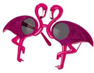 Dekoracje domu - Talking Tables fst3-sunnies-FLAM Fiesta Flamingo okulary przeciwsłoneczne, plastik, mehrfarben tropikalnych, 2.5 x 15 x 26 cm - miniaturka - grafika 1