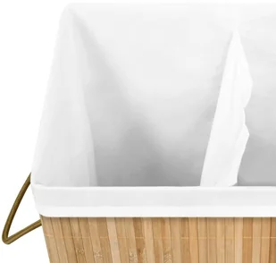 vidaXL Bambusowy kosz na pranie, 72 L vidaXL - Kosze na bieliznę - miniaturka - grafika 7
