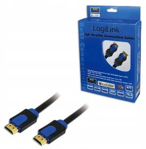 Logilink Kabel HDMI 1.4 High Speed z Ethernet dl.10m AKLLICHB110 - Akcesoria do monitorów - miniaturka - grafika 2