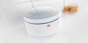 Wesco Pojemnik na pieczywo okrągły biały CL 324402-01 - Pojemniki kuchenne - miniaturka - grafika 4