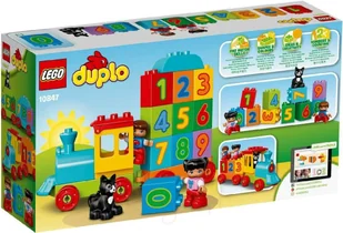 LEGO Duplo Pociąg z cyferkami 10847 - Klocki - miniaturka - grafika 7
