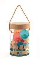 Djeco nawlekanka sznurowanka Filacolor Ball - Klocki - miniaturka - grafika 3