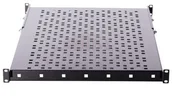 Akcesoria do szaf serwerowych - Sabaj-System Półka 1U do szafy rack 19" wzmocniona Głębokość 400mm Regulacja +200mm Nośność 85kg SZARA 7035 19-0051S 19-0051S - miniaturka - grafika 1