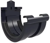 Rynny i akcesoria - Scala Plastics Łącznik do rynny G125 Grafitowy - miniaturka - grafika 1