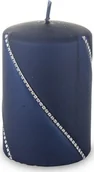 Świece - Art Pol Pol Pl Świeca Bolero Walec Mały Granatowy 134751 - miniaturka - grafika 1