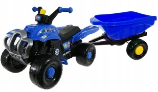 Pojazd Quad Na Pedały + Przyczepa, Kask Gratis ! - Jeździki dla dzieci - miniaturka - grafika 11