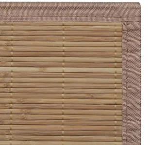 vidaXL Mata bambusowa na podłogę, 100x160 cm, brązowa 245822 - Dywaniki łazienkowe - miniaturka - grafika 7