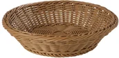 Wyposażenie lokali gastronomicznych - APS Koszyk okrągły z polipropylenu o średnicy 160 mm, brązowy | Profi Line 50601 - miniaturka - grafika 1
