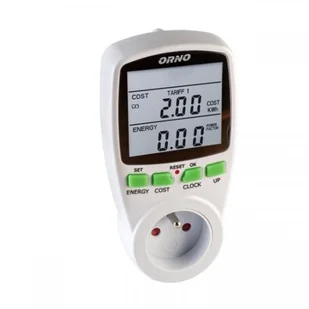Orno Licznik zużycia energii elektrycznej watomierz miernik mocy dwutaryfowy OR- - Liczniki energii elektrycznej - miniaturka - grafika 5