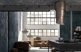 Faber F-LIGHT PAREO PLUS TIBETAN SILVER - Okapy kuchenne - miniaturka - grafika 2