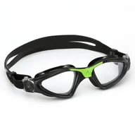 Pływanie - Aqua Sphere Okularki pływackie KAYENNE przeźroczysto-zielone - miniaturka - grafika 1
