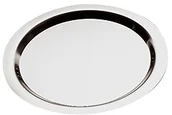 Akcesoria gastronomiczne - APS Taca okrągła do serwowania z rantem gładkim o średnicy 380 mm | Finesse 01338 - miniaturka - grafika 1