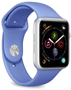 Pasek Puro Icon do Apple Watch 42/44/45/49 mm Elastyczny Niebieski - Akcesoria do smartwatchy - miniaturka - grafika 2