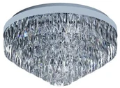 Lampy sufitowe - Eglo Valparaiso 1 39491 plafon lampa sufitowa 11x40W E14 chrom/transparentny - miniaturka - grafika 1