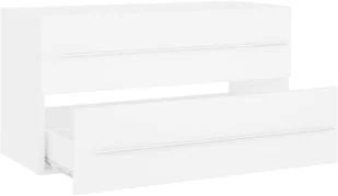 VidaXL Lumarko Szafka pod umywalkę, biała, 90x38,5x48 cm, płyta wiórowa! 804710 VidaXL - Meble łazienkowe - miniaturka - grafika 4