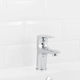 Ferro Bateria umywalkowa Lara Eco chrom BLR2EA - Baterie umywalkowe - miniaturka - grafika 2