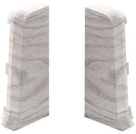 Listwy przypodłogowe - VOX Zakończenia do listwy przypodłogowej Esquero Duo 656 Wiąz Szary 2 szt. Vox - miniaturka - grafika 1