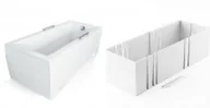 Wanny - Besco Wanna prostokątna MODERN WANNA AKRYLOWA 160x70 SCHEDPOL MODERN 160 - miniaturka - grafika 1