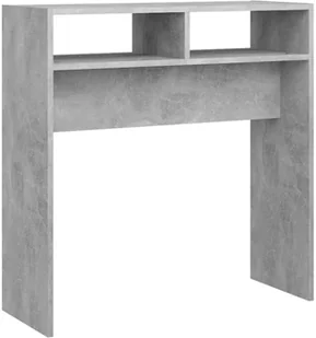 vidaXL vidaXL Stolik konsolowy szarość betonu 78x30x80 cm płyta wiórowa 808300 - Konsole i sekretarzyki - miniaturka - grafika 3