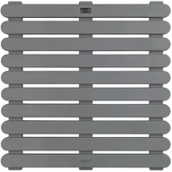 Dywaniki łazienkowe - Wenko Antypoślizgowa podkładka do wanny Duckboard Indoor brodzika basenu sauny kolor szary tworzywo sztuczne antypoślizgowa powierzchnia kwdratowa B07B9ZF4LJ - miniaturka - grafika 1