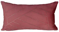 Poduszki dekoracyjne - Poduszka Glossy bordowa 50 x 30 cm - miniaturka - grafika 1