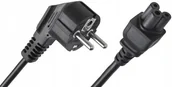 Kable komputerowe i do monitorów - Kabel zasilający do zasilacza laptopa koniczynka - miniaturka - grafika 1