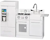 Zabawki AGD - Teamson Kids TD-12302WR Chelsea kuchnia do zabawy, biała - miniaturka - grafika 1